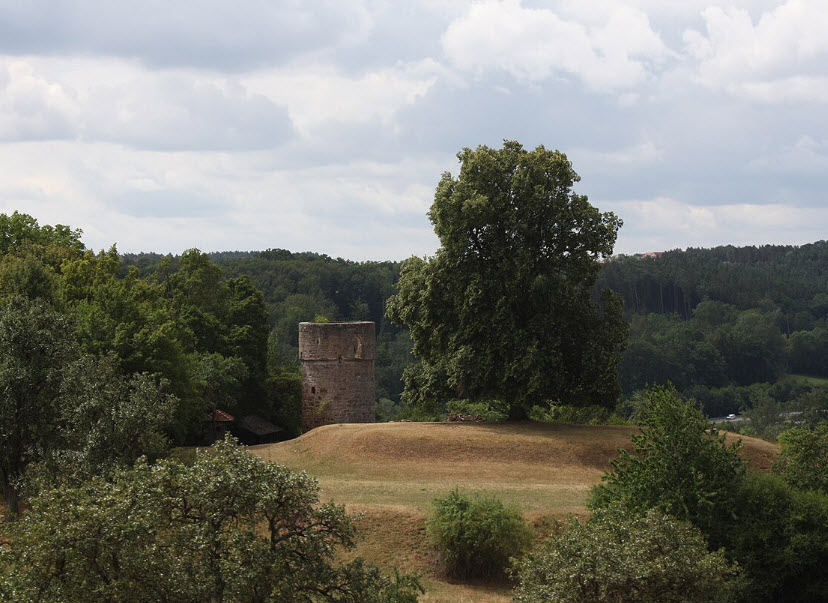 Burgruine Rosenberg Rügland, Germany